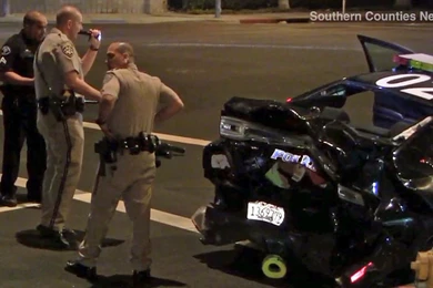 Buena Park Police Officer Seriously Injured In Car Crash
