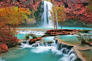Beautiful Autumn Waterfall Wallpapers Hd 1080p Desktop Wallpapers ...