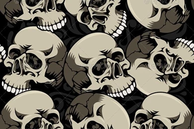 Seamless Backgrounds With Skulls