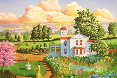 Spring Scene Wallpapers 2   Crazy Frankenstein