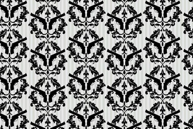 Thug Stripe   Black And White Gun Wall Paper