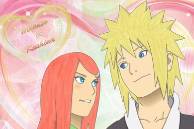 DeviantArt: More Like Wallpapers Minato Y Kushina By Helenha
