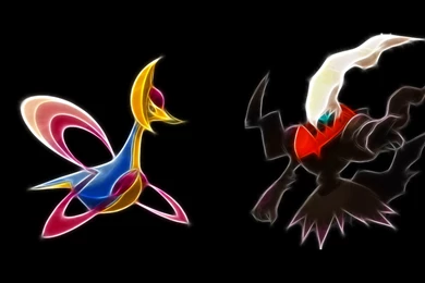 Black,background,darkrai,cresselia,pokemon Lock Screen Wallpapers ...