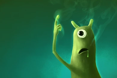 One eyed Green Monster Wallpapers And Images   Wallpapers ...