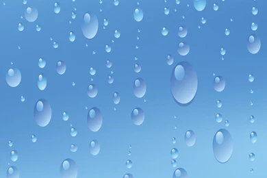 Raindrops On Blue Backgrounds   ImgMob