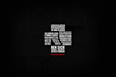 Cross Minimalistic Dark Rammstein