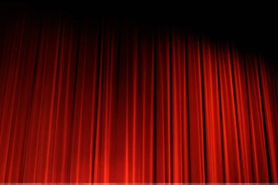 Red Curtain In Cinema Wallpapers