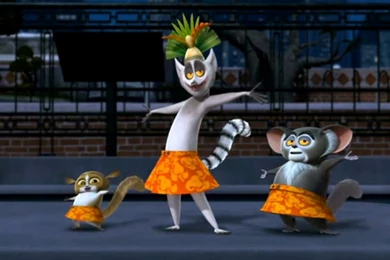 Image   Cheerleader Julien penguins of madagascar 10814541 1024 ...