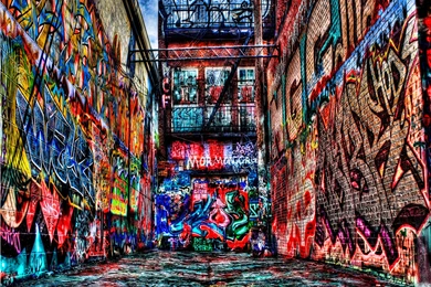 Graffiti wallpaper 10507423 Wallpapers