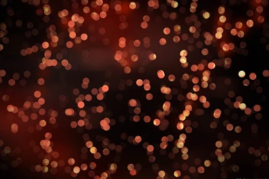 Defocured red lights