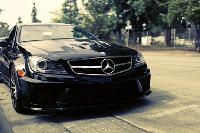 Mercedes Benz C63 AMG Black HD Desktop Wallpaper Backgrounds Download