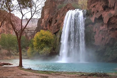 Havasu Falls, Grand Canyon, Arizona, Usa For Mobile Backgrounds 14 ...