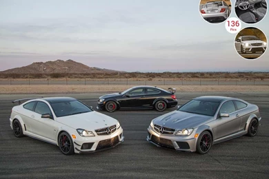 2012 Mercedes Benz C63 AMG Coupe Black Series Trio   Front ...