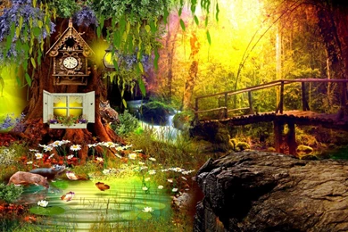 FAIRYTALE PLACE WALLPAPER (