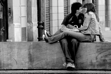 Wallpapers Couple Cute Young Love Photos Lovers Kissing 1600x1200 ...