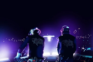 Wallpapers Girl Funk Music Daft Punk All 1366x768