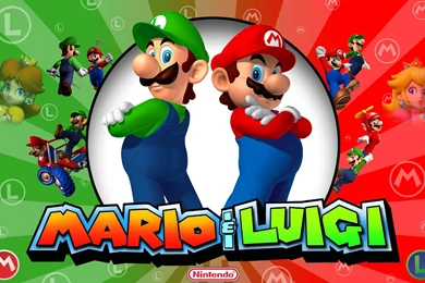 Mario And Luigi Wallpaper.