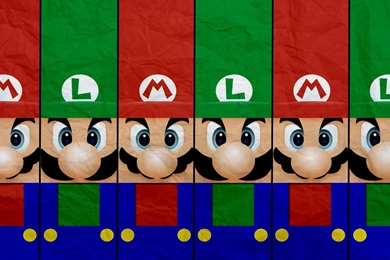 SPEED ART] .:: Real Mario & Luigi Paper Wallpapers   YouTube