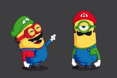 Mario And Luigi Minions Galaxy Note 4 Wallpapers.jpg