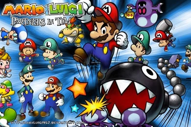 Mario And Luigi: Dream Team Wallpaper. By BowserJrSMB On DeviantArt