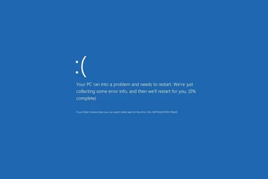 Screen Of Death, Minimalism, Windows 8, Sad Face, Blue Wallpapers ...
