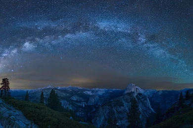 Nature Wallpaper: Yosemite Night 1080p Wallpapers HD Resolution ...