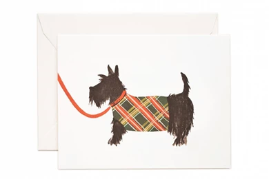 Scottish Terrier Greeting Card By RIFLE PAPER Co.