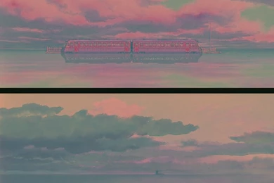 Views From The Train Scene In Spirited Away
