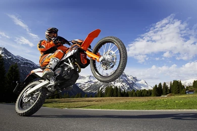 KTM Supermoto Action Wallpapers For Android