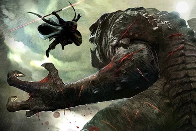 My Free Wallpapers   Star Wars Wallpapers : Darth Maul Vs Rancor