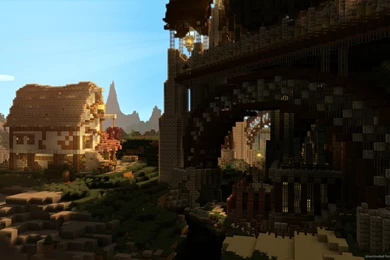 Download 1600x900 Minecraft Cast No Shadow Wallpapers