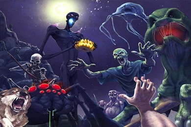 CREEPY MINECRAFT WALLPAPER   (