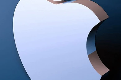 Blue Apple Logo iPhone 6 Wallpapers, iPhone 6 Backgrounds And Themes