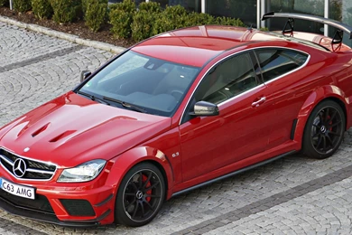 Mercedes Benz C63 Amg Red Wallpapers