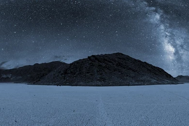 Death Valley Midnight Nature Hills Sand Stars Sky Hd Wallpapers ...
