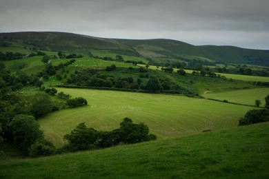 Green, Landscapes, Nature, Fields, Hills :: Wallpapers