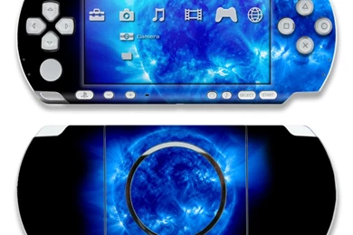 PSP 3000 Skin   Blue Giant