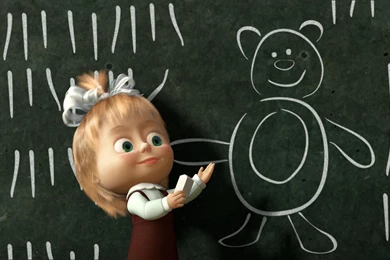 Wallpapers Please Teacher Masha And The Bear 1920x1080