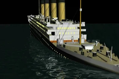 3D Titanic Sinking Animation HD   YouTube