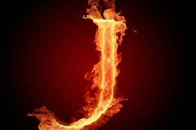 J Fire Letters Hd Wallpapers