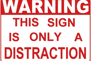 Funny Laser Warning Sign