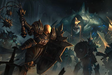 Diablo Iii Battle Artwork Skeleton Crusaders HD Wallpapers ...