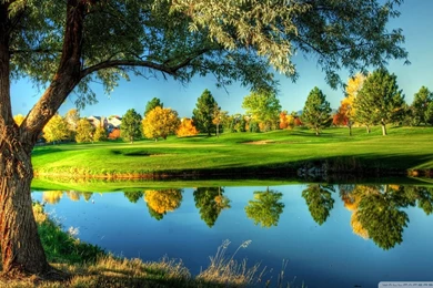 Golf Course Landscape HD Desktop Wallpapers : High Definition ...