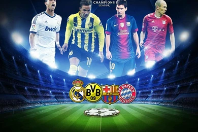 UEFA CHAMPIONS LEAGUE SEMI FINAL WALLPAPER   (