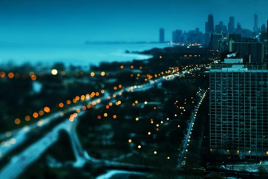 Chicago Lake Shore Drive Bokeh Cityscapes Skyscrapers Wallpapers ...
