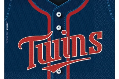 Minnesota Twins Baseball   Lunch Napkins By Amscan   Christmas ...