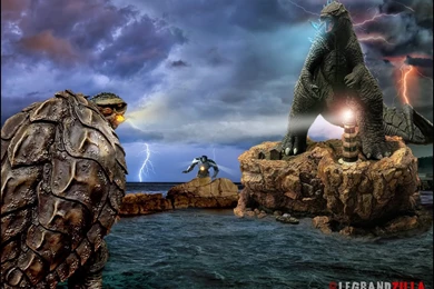 Godzilla Vs Gamera HD Wallpapers By Legrandzilla On DeviantArt