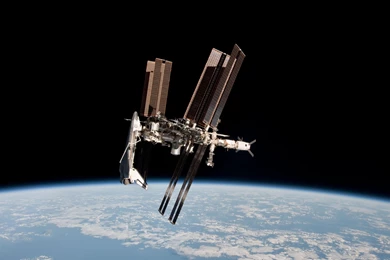 1920x1080 Shuttle And ISS Desktop PC And Mac Wallpapers