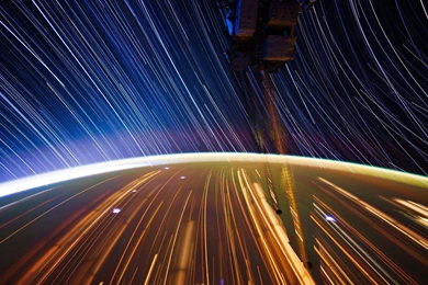 Iss Over Earth HD Wallpapers