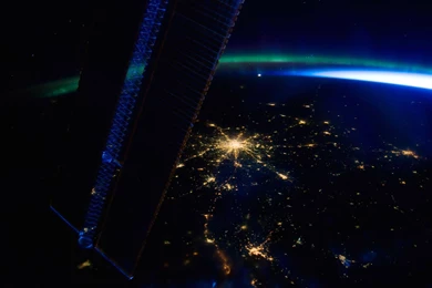 Moscow From The I.S.S. Computer Wallpapers, Desktop Backgrounds ...